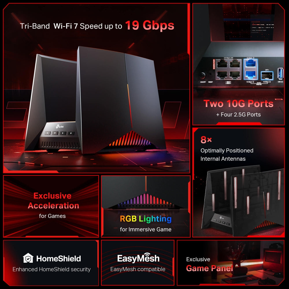 Archer GE800-Wi-Fi 7 Gaming Router