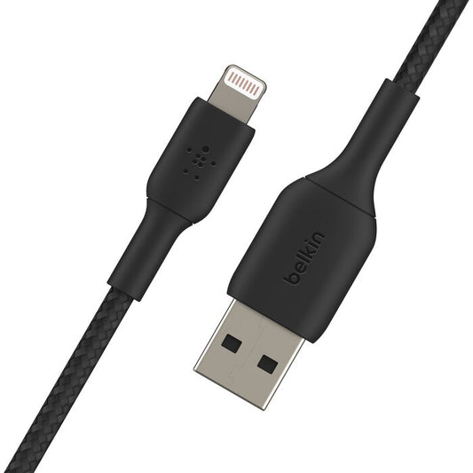 Belkin Premium 1.2M Lightning To USB Braided - Black
