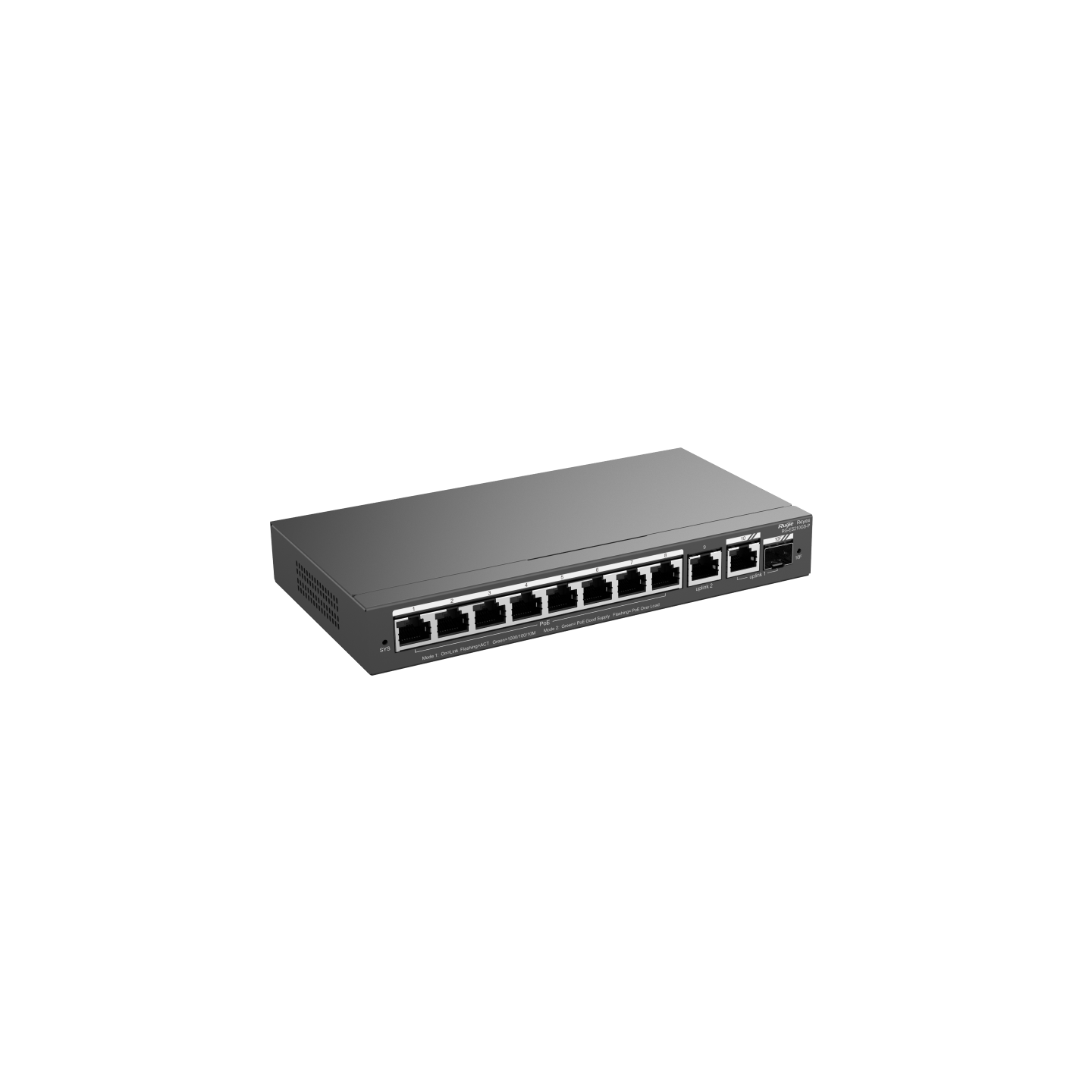 RG-ES210GS-P-10-Port  PoE Switch