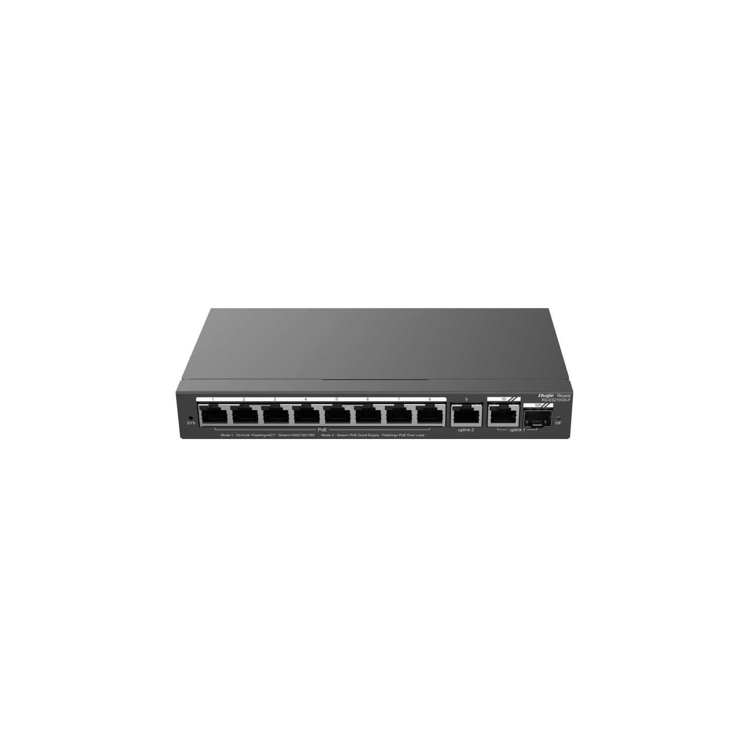 RG-ES210GS-P-10-Port  PoE Switch