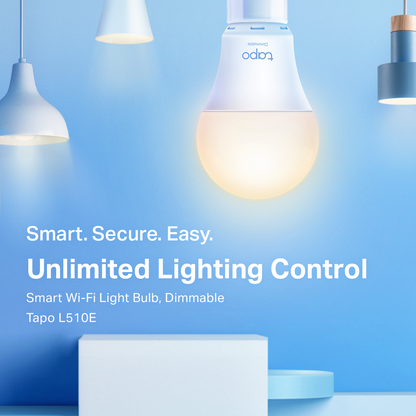 Tapo L510E-Smart Wi-Fi Light Bulb, Dimmable