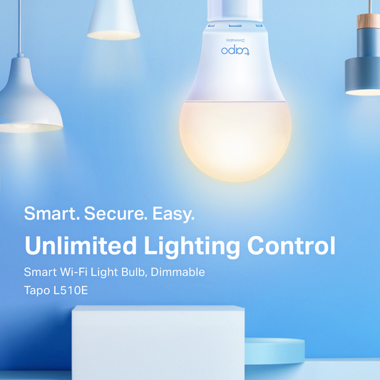 Tapo L510E-Smart Wi-Fi Light Bulb, Dimmable