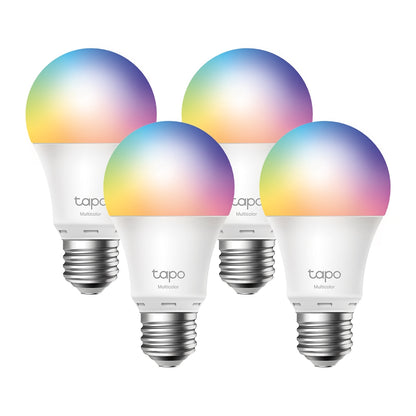 Tapo L530E(4-pack)-Smart Wi-Fi Light Bulb, Multicolor
