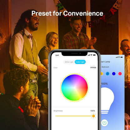 Tapo L530E(4-pack)-Smart Wi-Fi Light Bulb, Multicolor