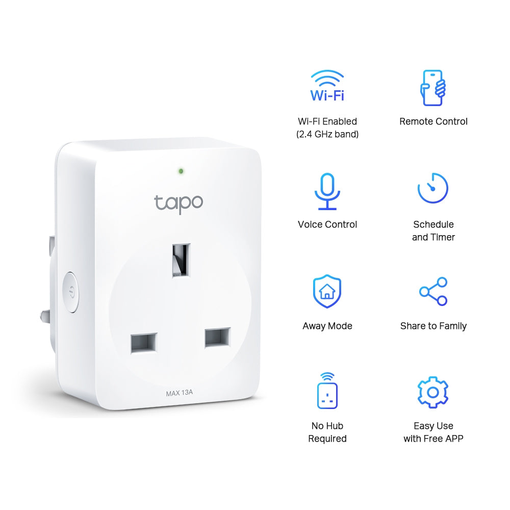 Tapo P100 (2-pack) Mini Smart Wi-Fi Socket