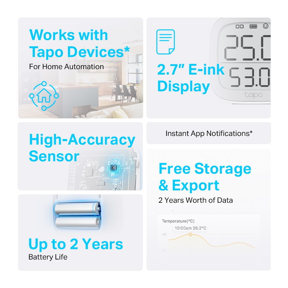 Tapo T315-Smart Temperature and Humidity Monitor