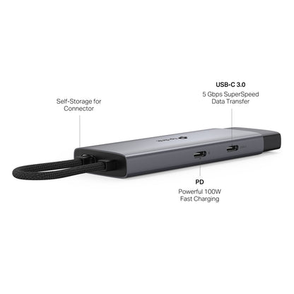 UH5020C-USB Type-C 5 in 1 Hub