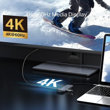 UH7020C-USB Type-C 7 in 1 Hub