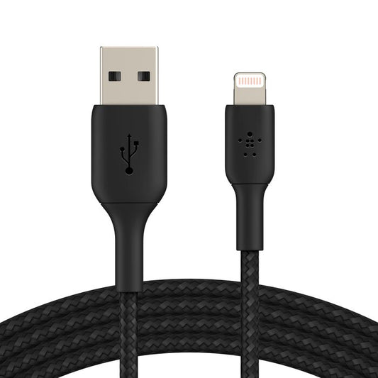 Belkin Premium 1.2M Lightning To USB Braided - Black